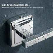 Plantex 304 Grade Stainless Steel Washbasin Towel Hanger for Kitchen/Napkin Holder For Wash Basin/Hand Towel Hanger/Bathroom Accessories - Decan (Chrome)