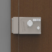 Plantex Heavy Duty Night Latch Door Lock with Key & Knob for Main Door/Inside Opening for Home,Hotel,Office - Pack of 1 (Matt)