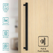 Plantex Heavy Duty Door Handle/24 inch Main Door Handle/Door Pull-Push Handle/Door & Home Decor- Pack of 1 (Black) - 3 Years Warranty