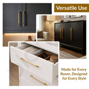 Plantex Cabinet Handle/224mm Handle for Wardrobe/Kitchen Handle/Pull-Push Handle for Home/Office - Pack of 1 (Gold)