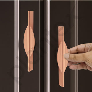 Plantex Cabinet Handle/160mm Handle for Cabinet/Door Pull-Push Handle for Home/Office/Hotel - Pack of 1 (Rose Gold)