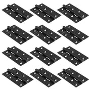 Plantex Heavy Duty Stainless Steel Door Butt Hinges 4 inch x 14 Gauge/2 mm Thickness Home/Office/Hotel for Main Door/Bedroom/Kitchen/Bathroom - Pack of 12 (Black)