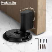 Plantex Door Stopper for Home/Floor Mounted Door Stopper/Door Holder/Door StopperS for Hotel/Office -Pack of 1 (Black)