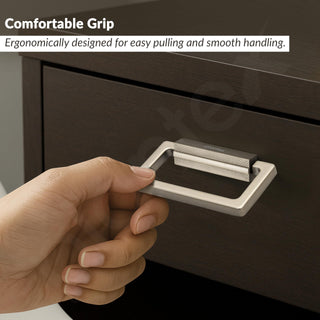 Plantex Rajwadi Drawer Kadi/Drawer Handle/Kadi for Drawers/Pull-Push Kadi for Home/Office Cabinet - Pack of 3 (Satin White)