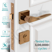 Plantex Premium Main Door Lock with 3 Years of Warranty/Main Door Lock for Home/Mortise Lock for Door - (PT-002- Rose Gold)