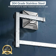 Plantex 304 Grade Stainless Steel Hand Towel Hanger for Washbasin/Towel Holder For Kitchen/Napkin Holder/Bathroom Accessories - Squaro (Chrome)