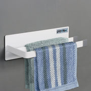 Plantex Magnetic Double Napkin Holder/Towel Holder/Towel Hanger for Kitchen/Bathroom/Bathroom Accessories- (White)