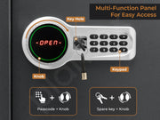 Plantex Digital Safe locker Box/108 litre Large Safe Locker for Home/Electronic Safety Locker with Master & User Dual Code Access with Emergency Key/Tijori Box/2 Years Warranty By Plantex (Grey)