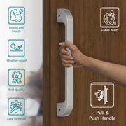 Plantex Door Handle/Main Door Handle/13 inch Pull-Push Handle for Home/Office/Hotel - Pack of 1 (SH-289, Matt) - 3 Years Warranty