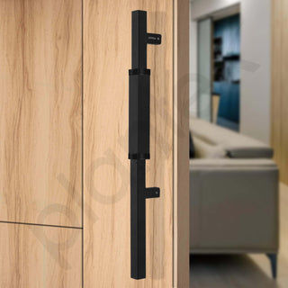 Plantex 20.5 Inch Main Door Handle/Aluminium Door Handle/Pull-Push Door Handle/Door Accessories (Pack of 1, Black)