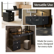 Plantex Knobs for Drawers/Square Drawer Knobs for Cabinets/Pull-Push Knobs for Kitchen/Bedroom Drawer - Pack of 3 (SH-331, Satin White)