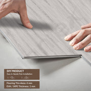 Plantex SPC Tiles for Floors/Interlocking Sound Insulated Flooring Plank/Click N Lock Wooden Flooring for Bedroom/Kitchen-60 Square Feet/20 Tiles,Granite Majesty-DIY Installation(Water&Fire Resistant)