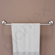 Plantex Stainless Steel Single Towel Rod/Towel Bar/Towel Holder/Towel Hanger for Bathroom/Bathroom Accessories - 24 Inch (Chrome)