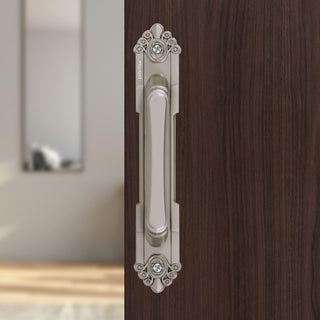Plantex 8 Inch Heavy Duty Main Door Handle/Pull Push Handle for Main Door Home & Hotel/3 Years Warranty Pack of 1 (294, Satin Finish, Silver)