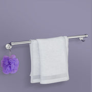 Plantex Stainless Steel Towel Hanger for Bathroom/Single Towel Rod/Towel Bar/Bathroom Accessories(24 Inch-Chrome)