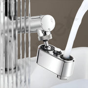 Plantex Brass Universal Rotation Splash Protector for Kitchen/2 Mode (Up Down Water Outlet) Tap extender for Kitchen sink-(H-143-Chrome)
