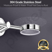 Plantex 304 Grade Stainless Steel Twin Soap Holder for Bathroom and Wash Basin/Soap Dish/Soap Holder/Bathroom Accessories - Oreva (Chrome)