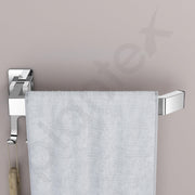 Plantex Stainless Steel Folding Towel Ring for Wash Basin/Towel Hanger for Washbasin/Towel Holder/Bathroom Accessories (Chrome)