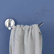 Plantex Stainless Steel Towel Ring for Bathroom/Napkin Hanger for Wash Basin/Towel Holder/Bathroom Accessories (Chrome) - Pack of 2