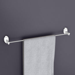 Plantex 304 Stainless Steel Single Towel Rod for Bathroom/Towel Holder in Bathroom/Towel Hanger/Bathroom Accessories - Oreva (Chrome)