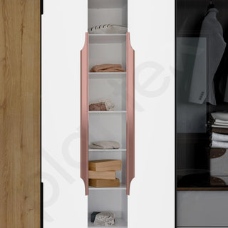 Plantex Profile Handle for Kitchen Cabinet/32 Inch Alluminium Drawer Profile Handle/Wardrobe Pull Handle for Home/Office/Hotel - Pack of 5 (Rose Gold)