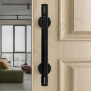Plantex Main Door Handle/Pull & Push Handles for All Doors of House, Office, Hotels/200mm Wooden & Glass Door Handle - Pack of 1 (DC-Black & Z-Black)