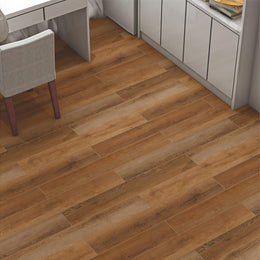 Plantex SPC Tiles for Floors/Interlocking Sound Insulated Floor Tiles/Click N Lock Wooden Flooring for Livingroom/Kitchen-60 Square Feet/20 Tiles,Legacy Wood-DIY Installation(Water&Fire Resistant)