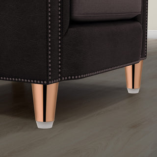Plantex Heavy Duty Stainless Steel 4 inch Sofa Leg/Bed Furniture Leg Pair for Home Furnitures (DTS-53, Rose Gold) � 10 Pcs