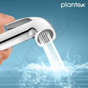 Plantex Jet Spray for Toilet/ABS Health Faucet with 1 Meter Shower Hose Pipe and Wall Hook/Health Faucet Set for Bathroom/Hand Gun for Toilet - (Chrome)