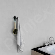Plantex Flexible 4 pin Wall Hooks/Modern Wall Hanger/Hooks for Wall Heavy Items/Cloth Hanger/Towel Hanger for Wall (Black) Pack of 2