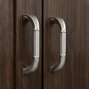 Plantex Cabinet Handle/96mm Handle for Drawer/Wardrobe/Kitchen Handle/Pull-Push Handle for Home/Office - Pack of 2 (Satin)