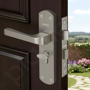 Plantex Mortise Door Lock for Home/6-Lever Lock Mechanism with 3 Years of Warranty/Door Handle Lock with 3 Keys, Brass Lockbody & Cylinder - (8132-Matt)