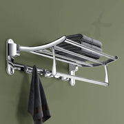 Plantex Stainless Steel Bathroom Towel Rack/Towel Holder for Bathroom/Towel Hanger/Bathroom Accessories - Pack of 10 (18 Inch-Chrome)