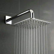 Plantex Stainless Steel 6 Inch Rain Flow Overhead Shower with Water Saving Nozzle/Bathroom Shower/Adjustable Shower Head for Bathroom without Arm - (APS-617-Chrome)