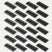 Plantex Door Hinges 6 Inch x 12 Gauge/2.5 mm Thickness/Hinges for Main Door/Butt Hinges for Home/Office/Hotel/Kabja/Soft Close Hinge - Pack of 24 (Z-Black)