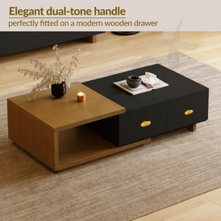 Plantex Knobs for Drawer/Drawer Knobs/Oval Knob for Cabinets/Drawer Handle/Pull-Push Knob for Kitchen/Bedroom Drawers - Pack of 6 (SH-432, Gold & Gold Matt)