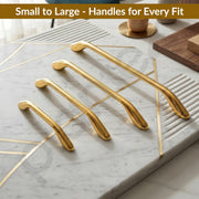 Plantex Cabinet Handle/224mm Handle for Wardrobe/Kitchen Handle/Pull-Push Handle for Home/Office - Pack of 1 (Gold)