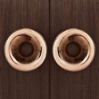 Plantex Heavy Duty Glass Door Handle/100 mm Main Glass Door Knob Handle/Pull-Push Knob for Glass Door Handle - Pack of 1 (PVD Rose Gold)