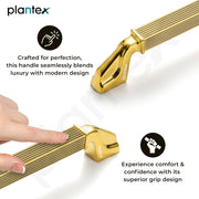 Plantex Aluminium Cabinet Handle/600mm Wardrobe Handle for Home/Cupboard Door Pull-Push Handles for Office - Pack of 1 (Brass Antique & Gold)