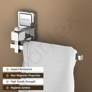 Plantex 304 Stainless Steel Napkin Holder for Wash Basin/Towel Ring for Bathroom/Napkin Hanger for Kitchen/Bathroom Accessories, Darcy(Chrome Finish)
