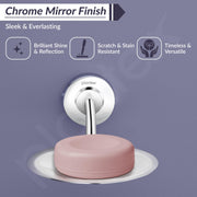 Plantex 304 Grade Stainless Steel Soap Holder for Bathroom/Wall Mounted Soap Holder/Soap Dish/Bathroom Accessories - Daizy (Chrome)
