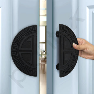Plantex 6 Inch Main Door Handle/Aluminium Door Handle/Pull-Push Door Handle/Door Accessories (Pack of 1, Black)