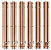 Plantex Stainless Steel 12 inch Tower Bolt/Tower Bolt for Home,Offices Doors and Windows/Tower Bolt for Main Door/Door Latch/Kundi/Chitakini/Door Latch for Windows (Rose Gold, Pack of 6)