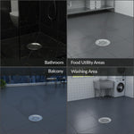 Plantex 304 Grade Stainless Steel Bathroom Drain Cover/Floor Drain Jali for Bathroom/Drainage Cover (5x5 inches) - (TRINEX, Chrome)