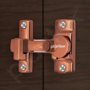 Plantex Door Safety Lock/Flip Latch Lock for Door/Chitkani/Lock Latch for Main Door/Baby Latch for Bathroom/Bedroom/Balcony/Door Stopper - Pack of 2 (Rose Gold)