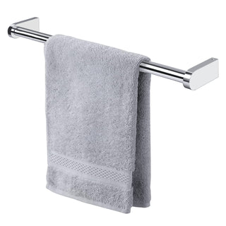 Plantex Stainless Steel Towel Rod/Hanger for Bathroom/Towel Stand/Bar/Bathroom Accessories (18 Inch-Chrome - 1002)