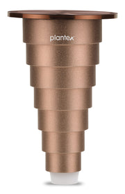 Plantex 4 Inch Sofa Legs for Bed Furniture/Sofa Legs for Table/Sofa Support Legs with Rubber Grip (Rose Gold, 8 Pcs)