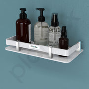 Plantex Acrylic Bathroom Organizer/Shelf for Kitchen/Wall - Accessories (9x5 Inches-White)