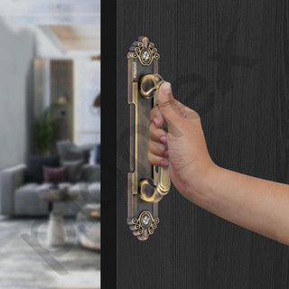 Plantex Heavy Duty 8 Inch Main Door Handle/Pull Push Handle for Home & Hotel/3 Years Warranty Pack of 1 (294,Brass Antique Finish)