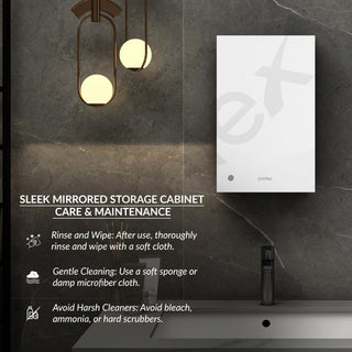 Plantex Premium Bathroom Cabinet with Mirror/ 304 Stainless Steel Bathroom Organiser with Mirror/Bathroom Shelf for Wall with Mirror/Bathroom Accessories(10x16 Inch-Chrome)